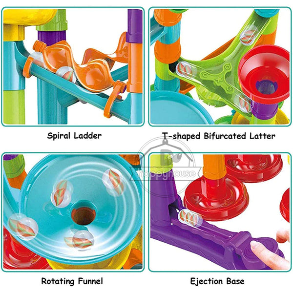 Marble Run Toy - 142 Pieces
