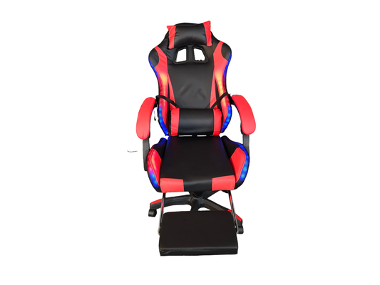 Gaming Chair With LED Lighting Surround Sound Bluetooth and Footrest