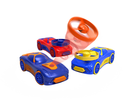 Spinz Crash 'em Up Toy Racecars 2 Pack
