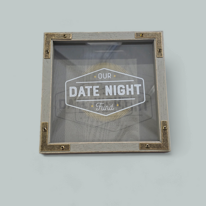 Keep Your Date Nights Alive with Our Date Night Fund Wooden Savings Box